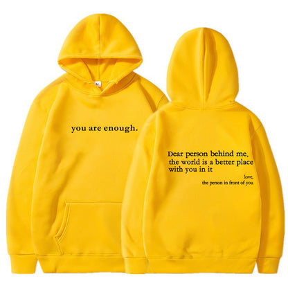 “You Are Enough” Unisex Sweatshirt