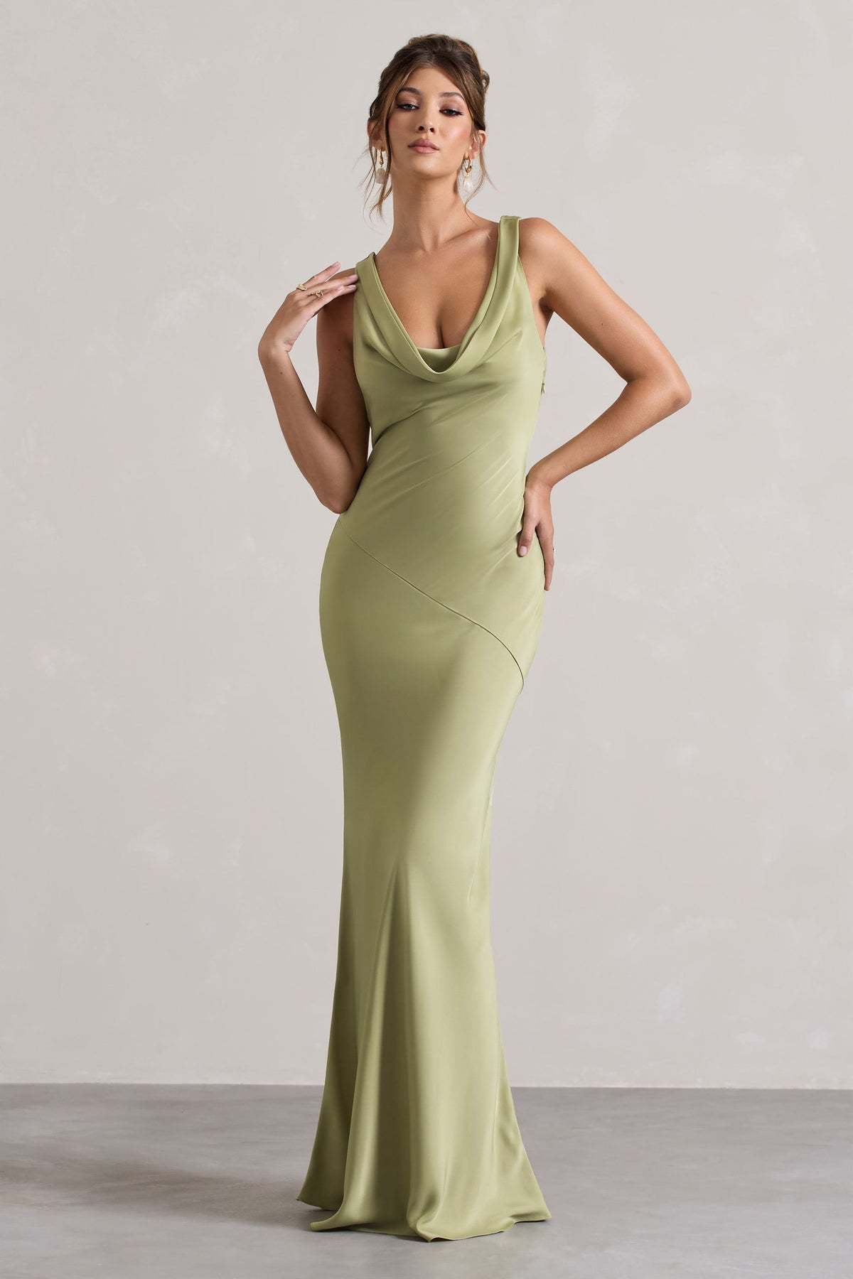 Luna Elegance Saten Elbise