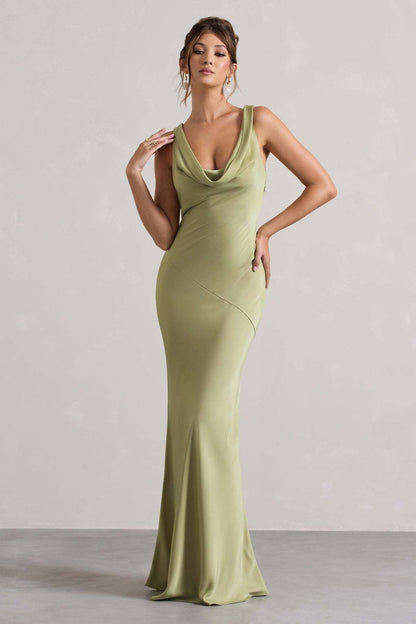 Luna Elegance Saten Elbise