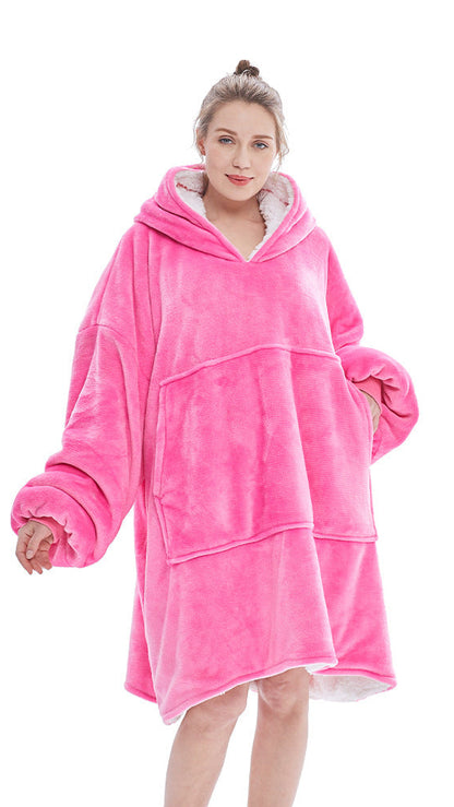 Kapüşonlu Battaniye Hoodie Yetişkin