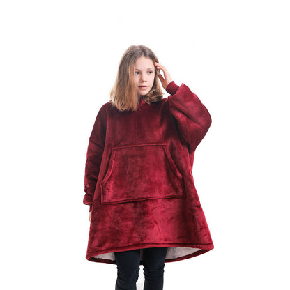 Kapüşonlu Battaniye Hoodie Genç Çocuk