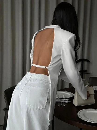 Sırt Detaylı Blazer