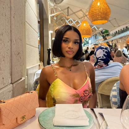 Printed Bloomy Elbise