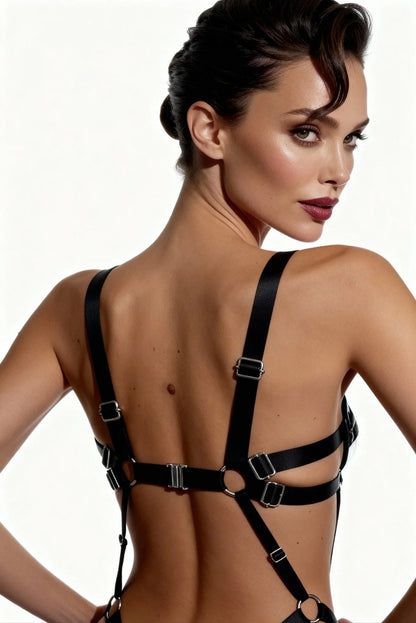 Lorna Black ｜Luxe Refined  Ultra-versatile bodysuit