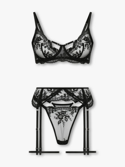Sasha Lingerie Set - Black