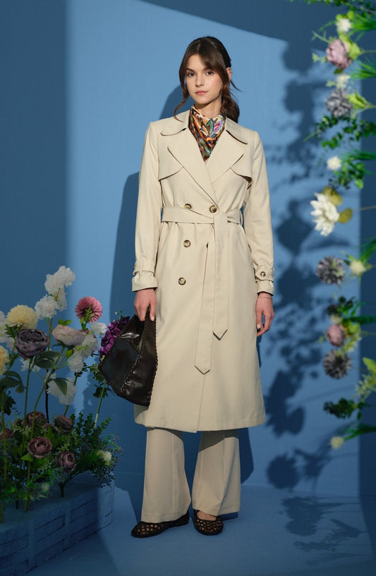 Rüzgarlıklı Trençkot Taş