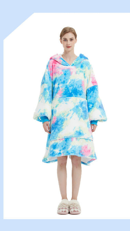 Kapüşonlu Battaniye Hoodie Yetişkin