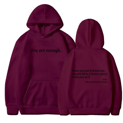 “You Are Enough” Unisex Sweatshirt
