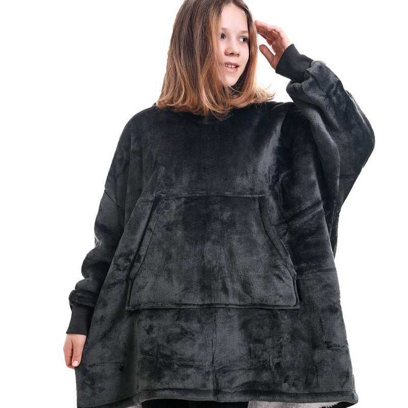 Kapüşonlu Battaniye Hoodie Genç Çocuk