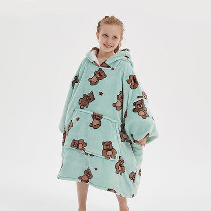 Kapüşonlu Battaniye Hoodie Çocuk