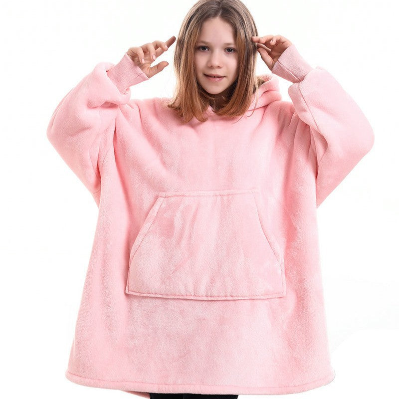 Kapüşonlu Battaniye Hoodie Genç Çocuk