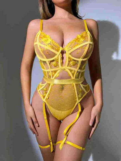 Zeyria- LACE BODYSUIT - AUDACE